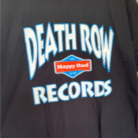 HAPPY DAD X DEATH ROW COLLAB black TEE shirt NWT - Picture 3 of 4